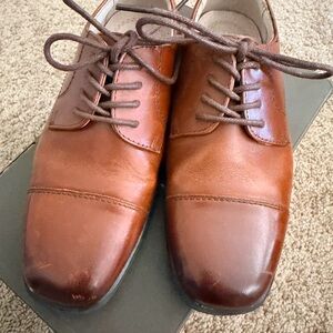 Florsheim Brown Cap-Toe Leather Derbys